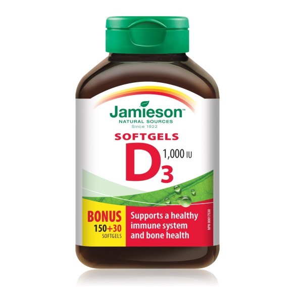Jamieson Vitamin D 1000 IU kapsule