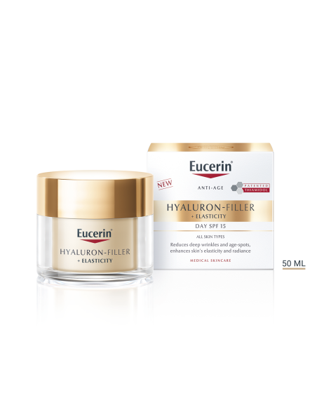 Eucerin Hyaluron-Filler + Elasticity dnevna njega s SPF 15 69675 NOVA Eucerin Hyaluron-Filler + Elasticity dnevna njega s SPF 15 69675 NOVA