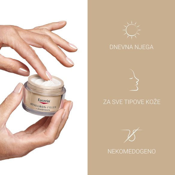 Eucerin Hyaluron-Filler + Elasticity dnevna njega s SPF 15 69675 NOVA Eucerin Hyaluron-Filler + Elasticity dnevna njega s SPF 15 69675 NOVA