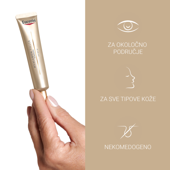 Eucerin Hyaluron-Filler + Elasticity krema za područje oko očiju SPF 20 83531 NOVA Eucerin Hyaluron-Filler + Elasticity krema za područje oko očiju SPF 20 83531 NOVA