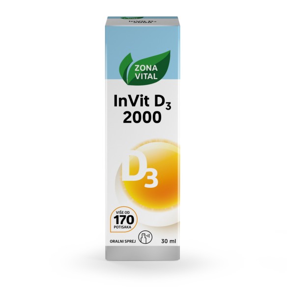 Zona Vital InVit D3 2000 Oralni sprej Zona Vital InVit D3 2000 Oralni sprej