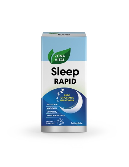 Zona Vital Sleep Rapid tablete za žvakanje Zona Vital Sleep Rapid tablete za žvakanje