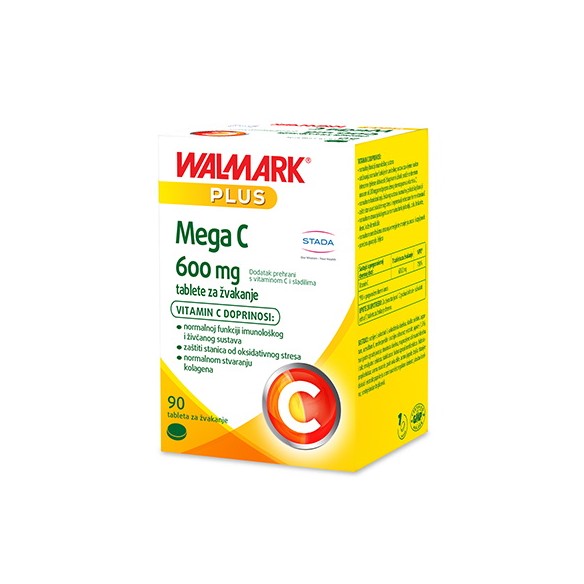 Walmark Mega C 600 mg tablete za žvakanje