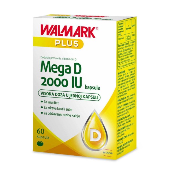 Walmark Mega D 2000 IU tablete