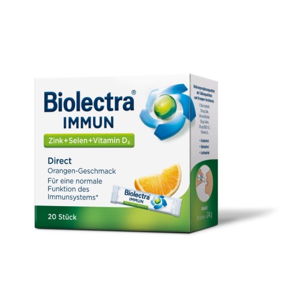 Hermes Biolectra immun cink + selen + vitamin D3 direct, dodatak prehrani