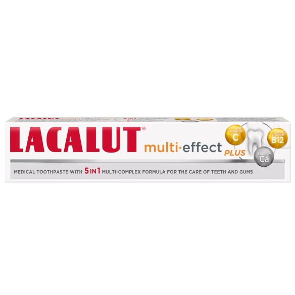 Lacalut multi effect plus vitamini & minerali zubna pasta
