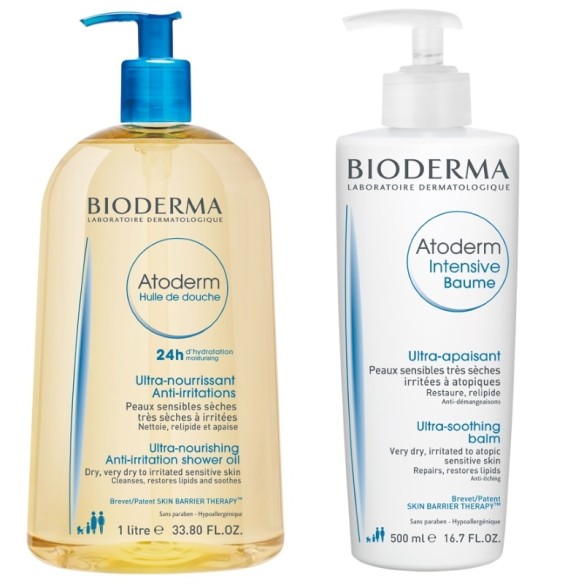 Bioderma Atoderm Ulje 1 L + Intensive Baume 500 ml