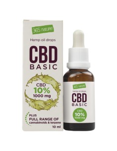 365 Nature CBD Basic uljne kapi 10%
