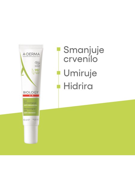 A-Derma Biology AR dermatološka njega protiv crvenila A-Derma Biology AR dermatološka njega protiv crvenila