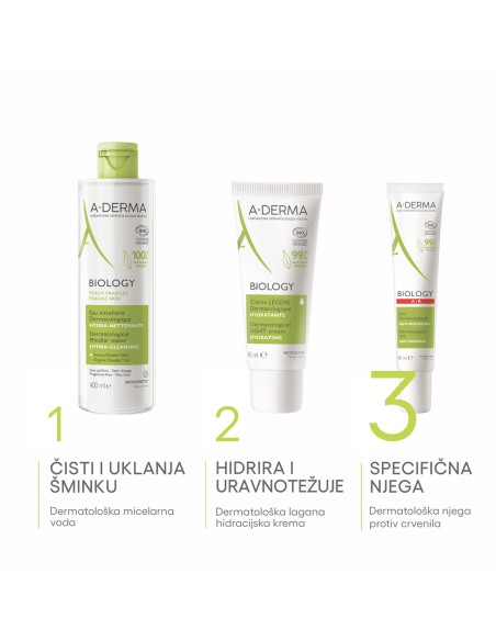 A-Derma Biology AR dermatološka njega protiv crvenila A-Derma Biology AR dermatološka njega protiv crvenila