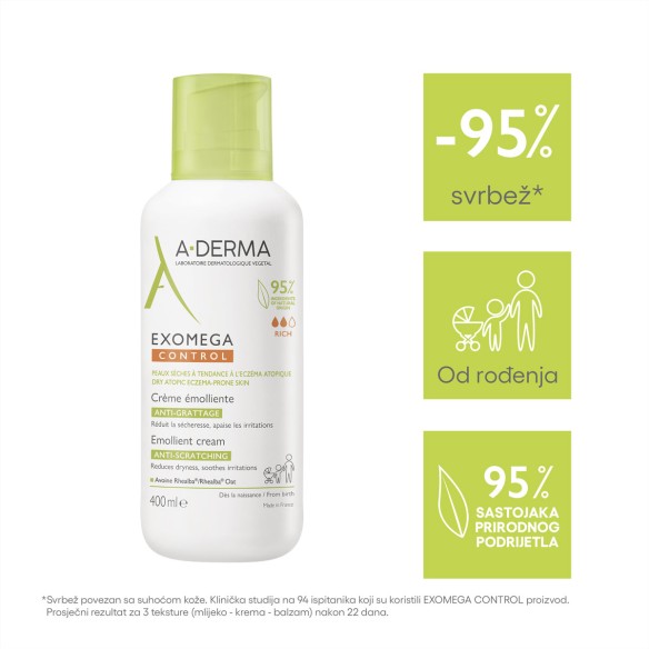 A-derma Exomega Control Emolijentna krema