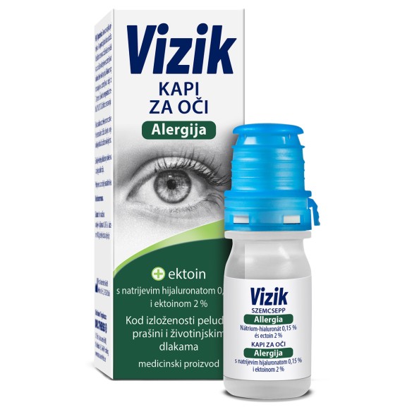 Vizik kapi za oči alergija