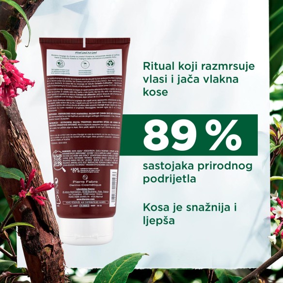 Klorane Kinin i organski runolist balzam za jačanje kose Klorane Kinin i organski runolist balzam za jačanje kose