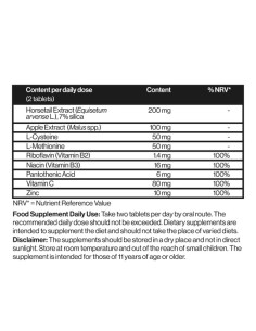 Scandinavian Biolabs Hair Nutrient formula za kosu tablete 2
