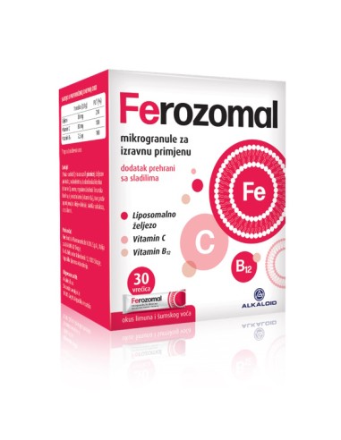 Ferozomal mikrogranule za izravnu primjenu