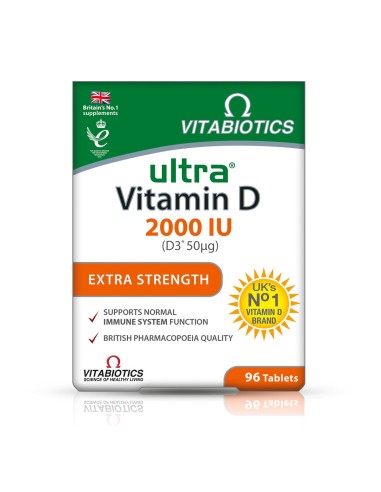 Vitabiotics Ultra Vitamin D3 2000 IU tablete
