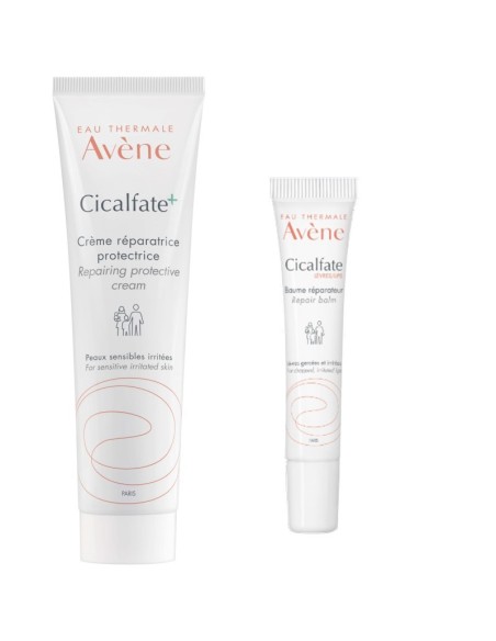 Avene Cicalfate+ Obnavljajuća zaštitna krema 40 ml + Balzam za usne Avene Cicalfate+ Obnavljajuća zaštitna krema 40 ml + Balzam za usne