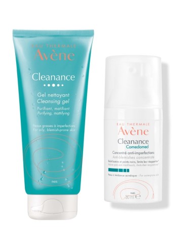 Avene Cleanance gel za čišćenje lica 200 ml + Cleanance Comedomed koncentrat protiv nepravilnosti