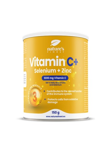 Nature's Finest Vitamin C + Selen + Cink prah