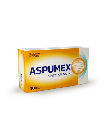 Aspumex Simetikon 240 mg meke kapsule