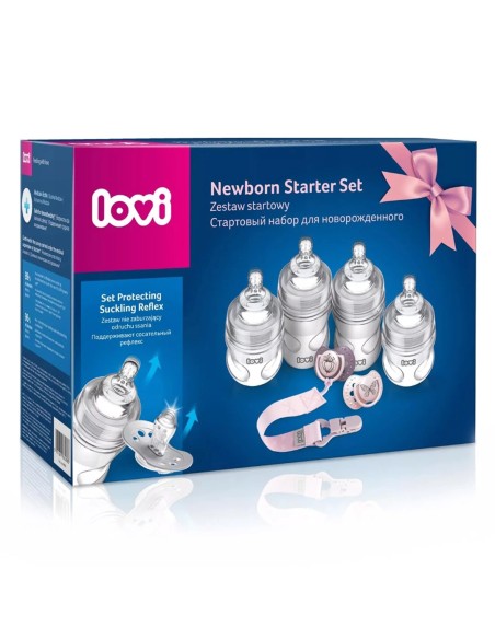 Lovi Set za novorođenče rozi