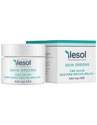 Ilesol Skin Greens CBD Mast Restore Revive Relax