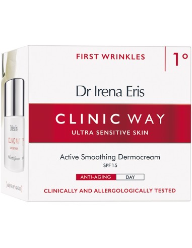 Dr Irena Eris Clinc Way 1 zaglađujuća dnevna Hyaluronic dermo krema  protiv bora SPF 15 Dr Irena Eris Clinc Way 1 zaglađujuća dnevna Hyaluronic dermo krema  protiv bora SPF 15