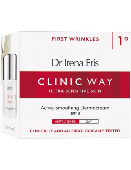 Dr Irena Eris Clinc Way 1 zaglađujuća dnevna Hyaluronic dermo krema  protiv bora SPF 15 Dr Irena Eris Clinc Way 1 zaglađujuća dnevna Hyaluronic dermo krema  protiv bora SPF 15