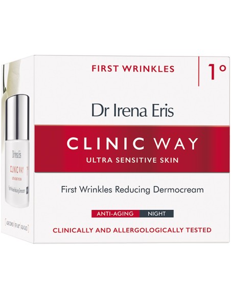 Dr Irena Eris Clinc Way 1 zaglađujuća noćna Hyaluronic dermo krema  protiv bora Dr Irena Eris Clinc Way 1 zaglađujuća noćna Hyaluronic dermo krema  protiv bora