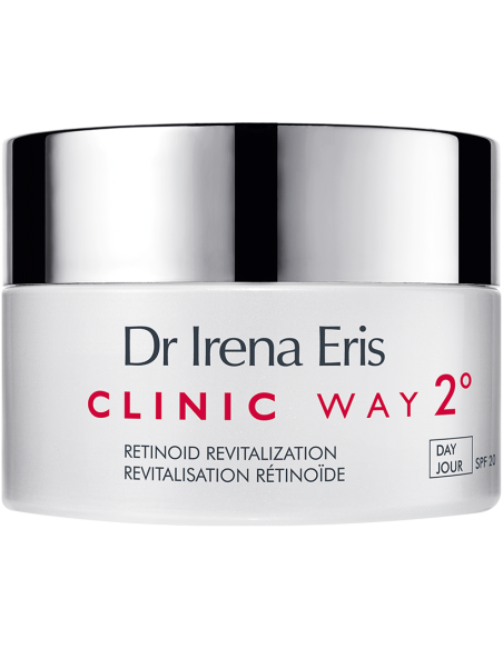 Dr Irena Eris Clinic Way 2 revitalizirajuća dnevna Retinoid dermo krema protiv bora SPF 20 Dr Irena Eris Clinic Way 2 revitalizirajuća dnevna Retinoid dermo krema protiv bora SPF 20