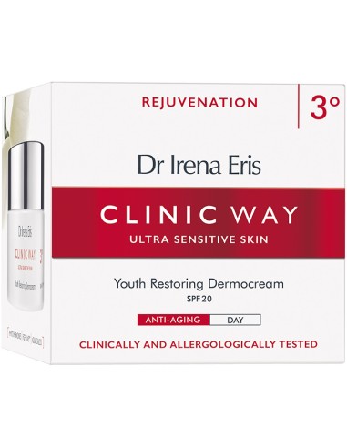 Dr Irena Eris Clinic Way 3 dnevna Phytohormanal dermo krema za pomlađivanje SPF 20