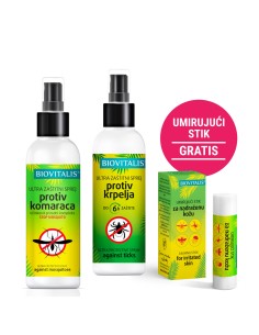 Biovitalis Komarci i krpelji bye bye SET