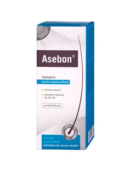 Asebon šampon protiv peruti masno vlasište Asebon šampon protiv peruti masno vlasište