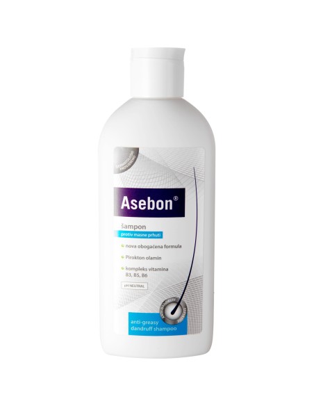 Asebon šampon protiv peruti masno vlasište Asebon šampon protiv peruti masno vlasište