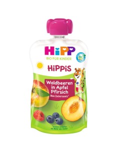 Hippis Bio Jabuka i breskva sa šumskim voćem (8525-01)