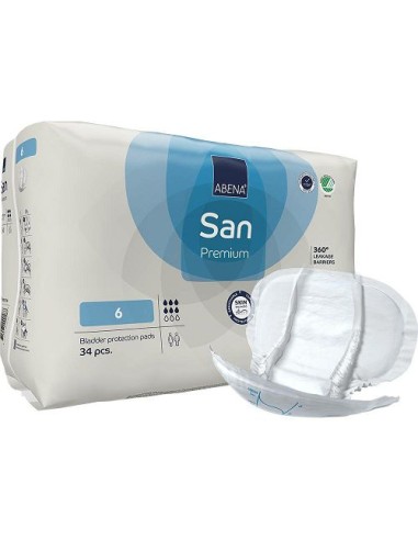 Abena San Premium 6 anatomski ulošci za inkontinenciju