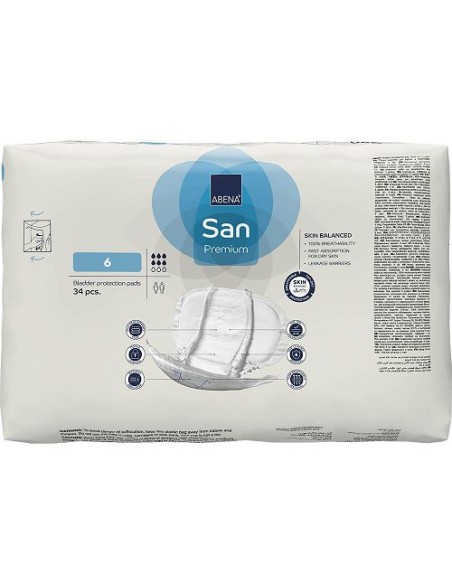 Abena San Premium 6 anatomski ulošci za inkontinenciju Abena San Premium 6 anatomski ulošci za inkontinenciju