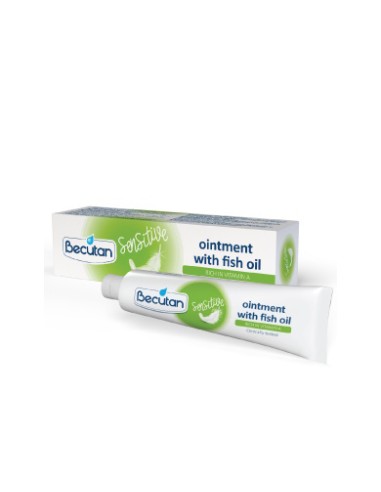 Becutan Sensitive Ointment with fish oil