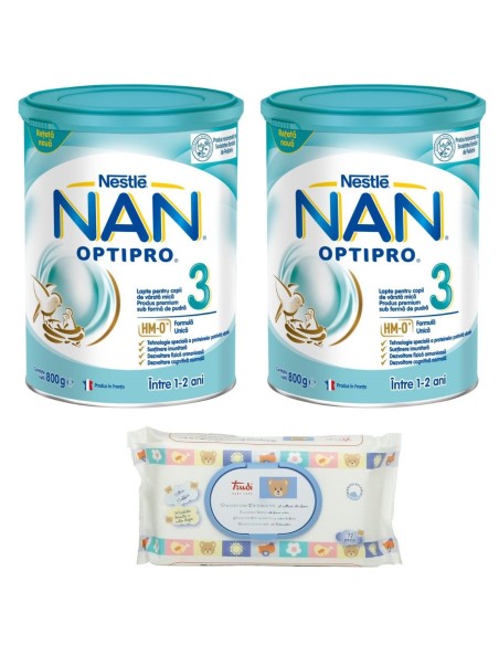NAN 3 Optipro mlijeko za dojenčad + Trudi vlažne maramice POSEBNA PONUDA NAN 3 Optipro mlijeko za dojenčad + Trudi vlažne maramice POSEBNA PONUDA