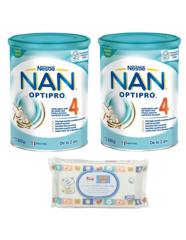 NAN 4 Optipro mlijeko za malu djecu + Trudi vlažne maramice POSEBNA PONUDA