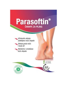 Parasoftin čarape za piling stopala