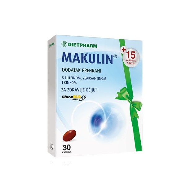 Dietpharm Makulin kapsule +15 kapsula GRATIS