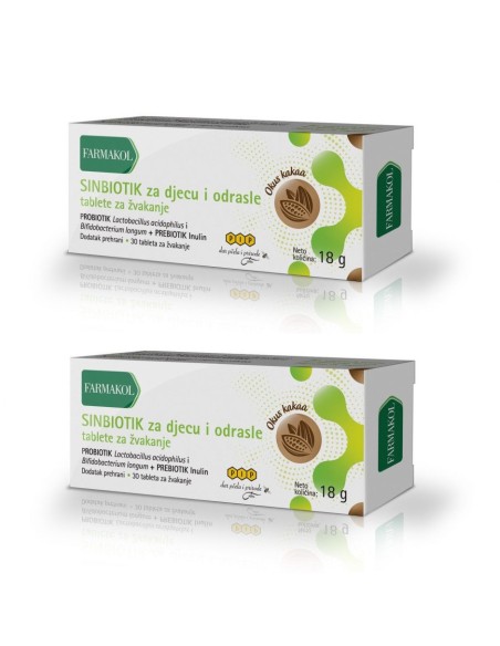 Pip Farmakol Sinbiotik za djecu i odrasle tablete 1+1 PROMO Pip Farmakol Sinbiotik za djecu i odrasle tablete 1+1 PROMO