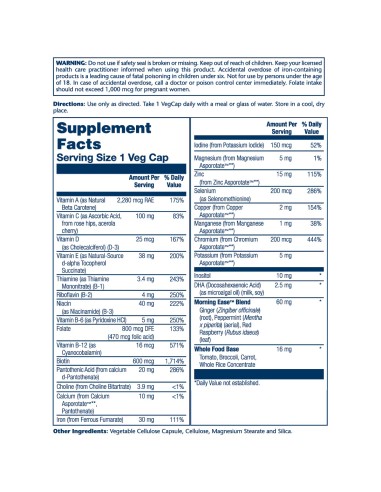 Solaray Prenatal Multivitamin kapsule Solaray Prenatal Multivitamin kapsule