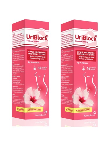 Hamapharm UriBlock S šumeće tablete 1+1 PROMO