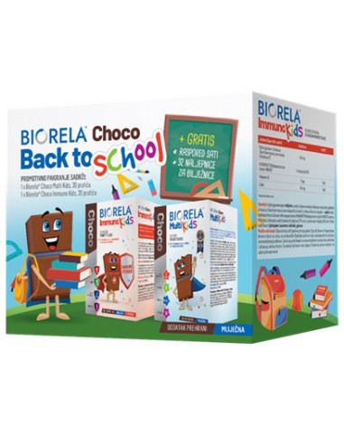 Biorela Choco Back to School Promo pakiranje