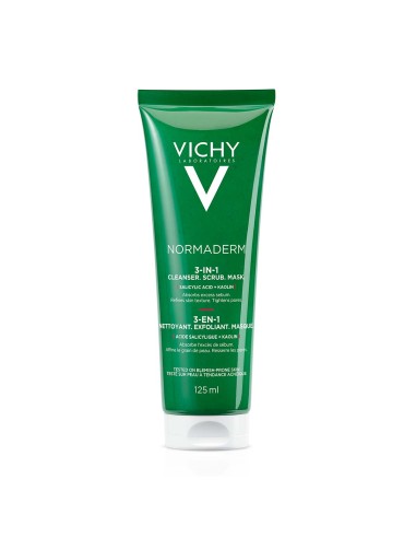 Vichy Normaderm  3 u 1 piling, maska i krema za čišćenje lica za masnu kožu