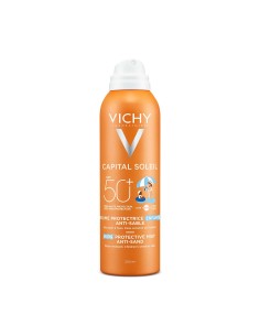 Vichy Capital Soleil Dječji sprej protiv priljepljivanja pijeska na kožu SPF 50+
