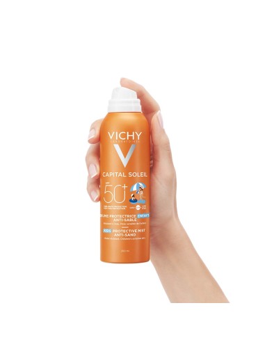 Vichy Capital Soleil Dječji sprej protiv priljepljivanja pijeska na kožu SPF 50+ Vichy Capital Soleil Dječji sprej protiv priljepljivanja pijeska na kožu SPF 50+