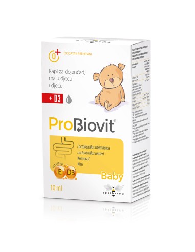 Apipharma Probiovit baby probiotik kapi + vitamin D3